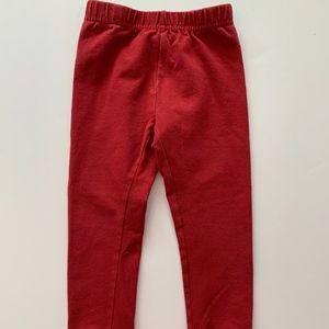 Hanna Andersson 90 Cranberry Red Livable Leggings